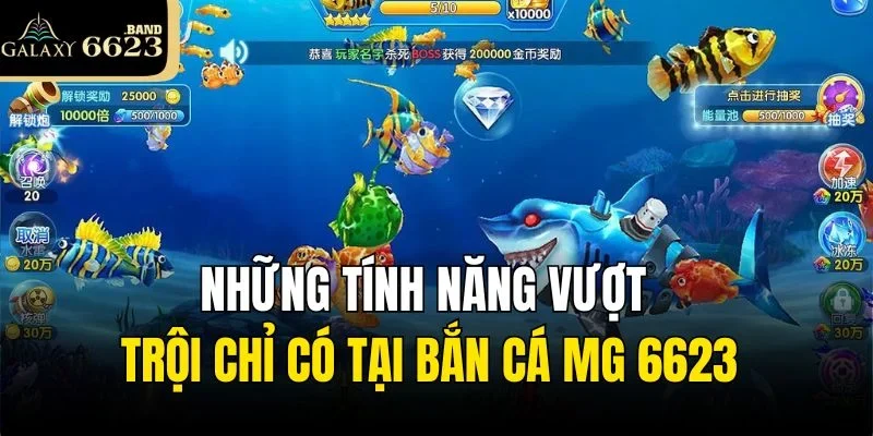 Những tính năng vượt trội chỉ có tại Bắn cá MG 6623